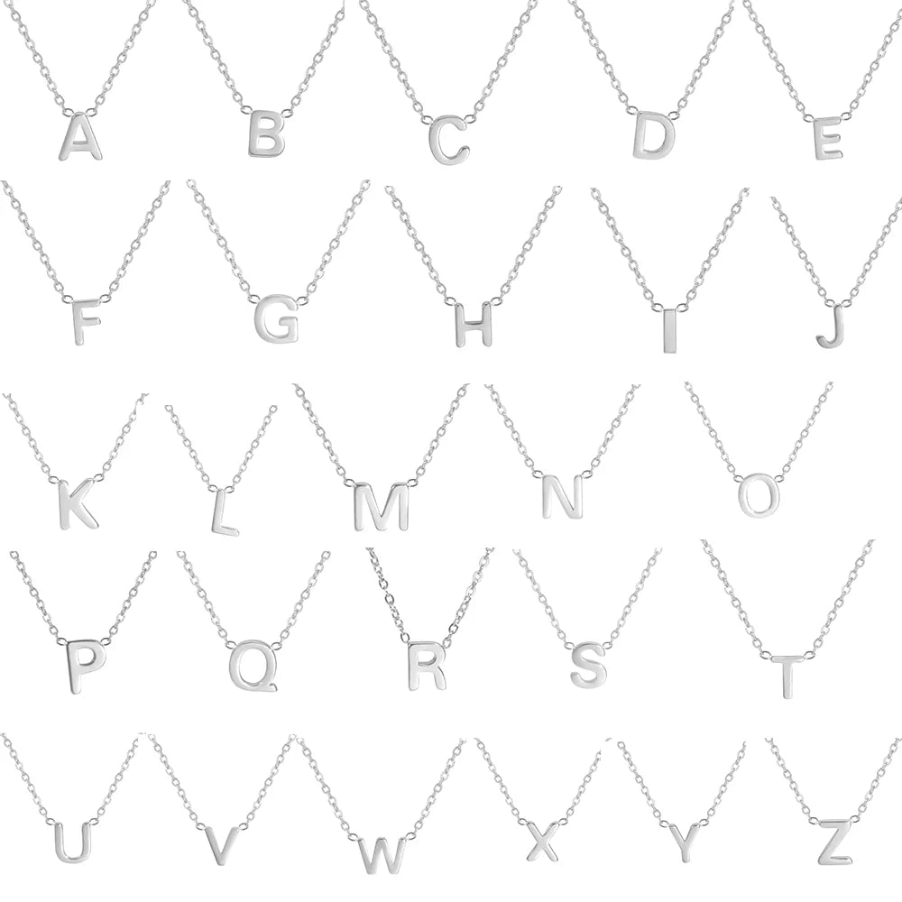 Personalized Initial Letter Necklace - Custom Name Jewelry