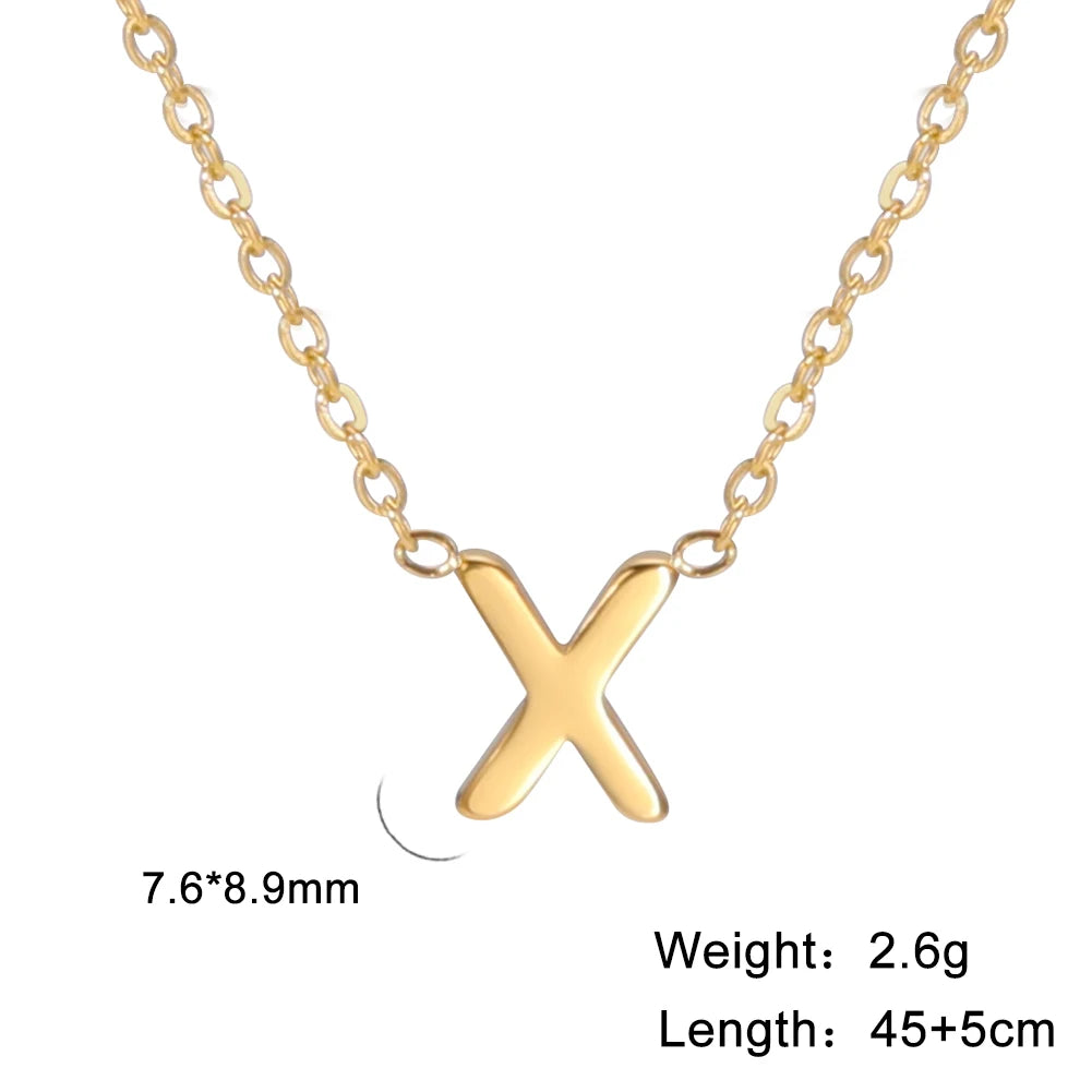 Personalized Initial Letter Necklace - Custom Name Jewelry